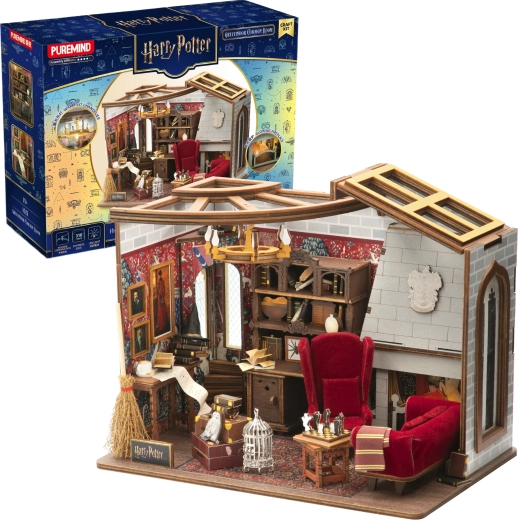 Puremind Harry Potter 3D-puslespil i træ – Gryffindors fællesrum