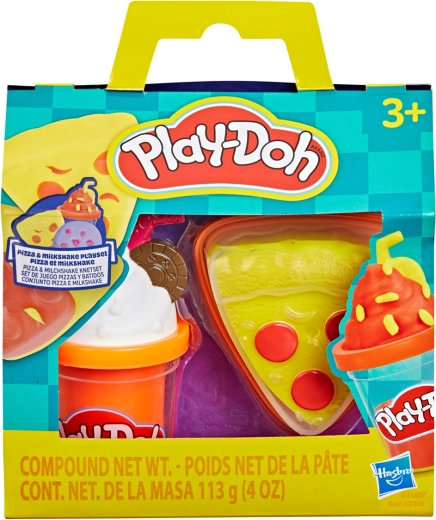 Hasbro Play-Doh kreativt sæt pizza og milkshake