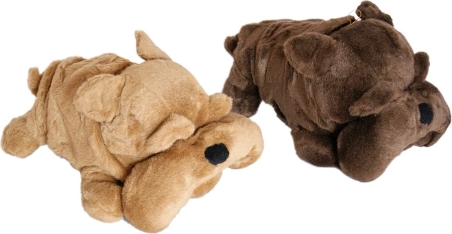 Plys-hund liggende 25 cm