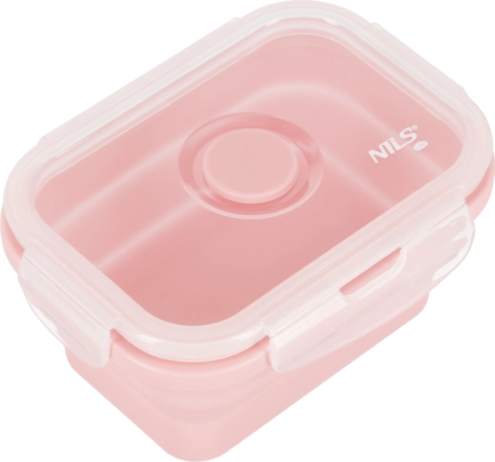 Sammenklappelig madkasse NILS Camp 355 ml pink
