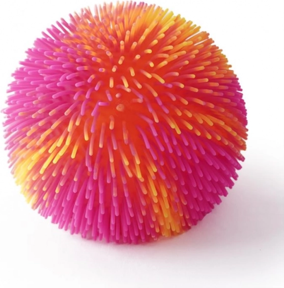 Fræk regnbuebold med lys - orange-rosa