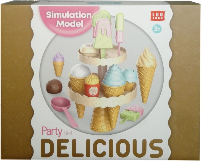 Sæt til is og desserter til børn