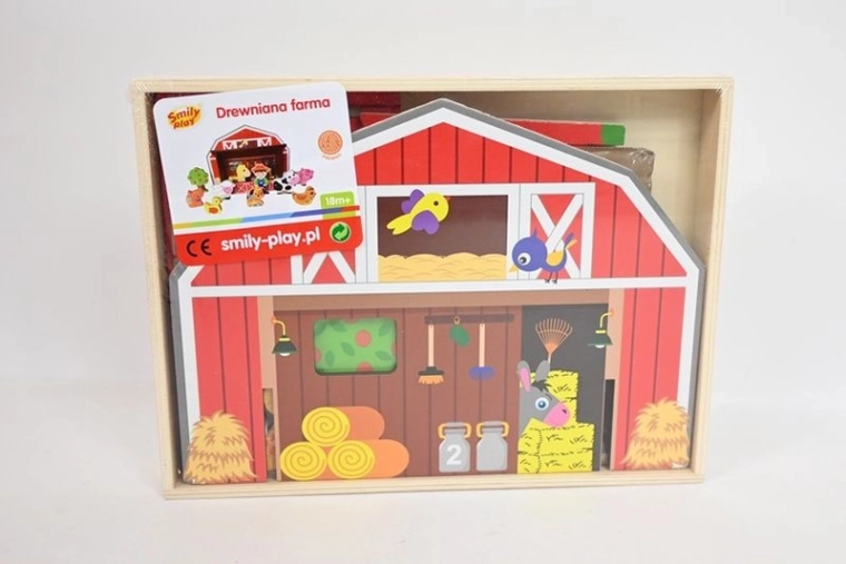 SmilyPlay træfarm med lade og figurer