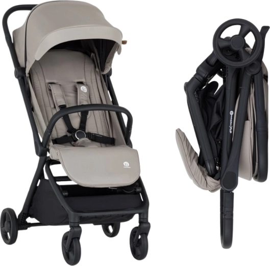Petite&Mars sportsvogn Flip Platinum Grey