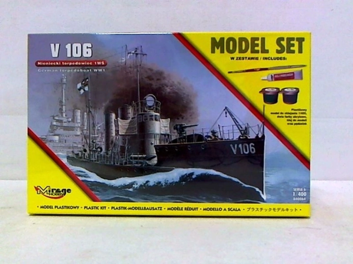 Mirage Hobby torpedobåd V106 – plastikmodel til samling