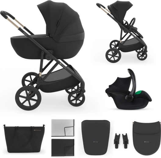 Kinderkraft Prime 3 kombivogn 3i1 venezian black