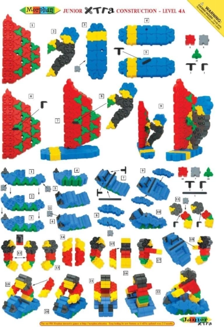 Morphun Junior Xtra 100 modeller 200 dele