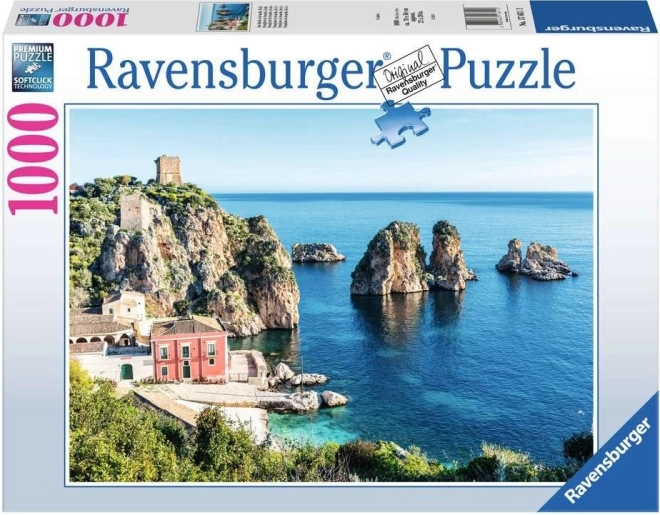Ravensburger puslespil Faraglioni di Scopello 1000 brikker