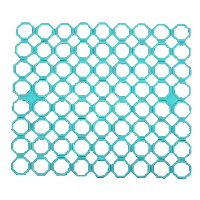 Blød vaskerist 28 × 28 cm, plast, mix af farver