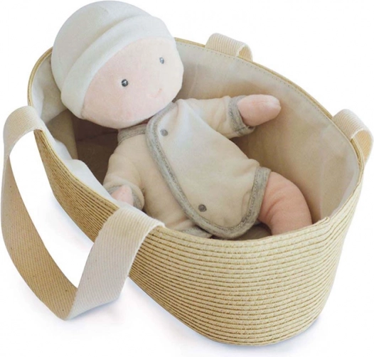 Doudou Jolijou dukke Pol i bærepose til barnevogn 28 cm
