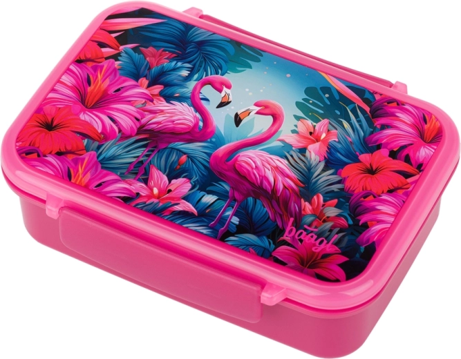 Baagl madkasse med rum Flamingo