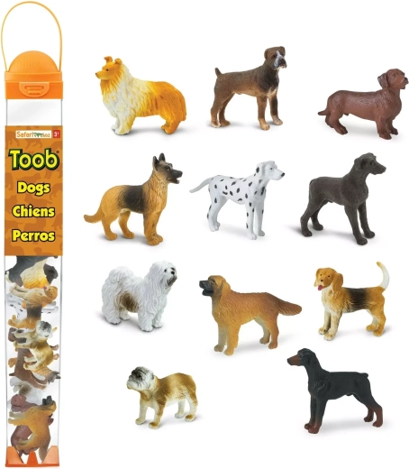 Safari Ltd. tube med hundefigurer