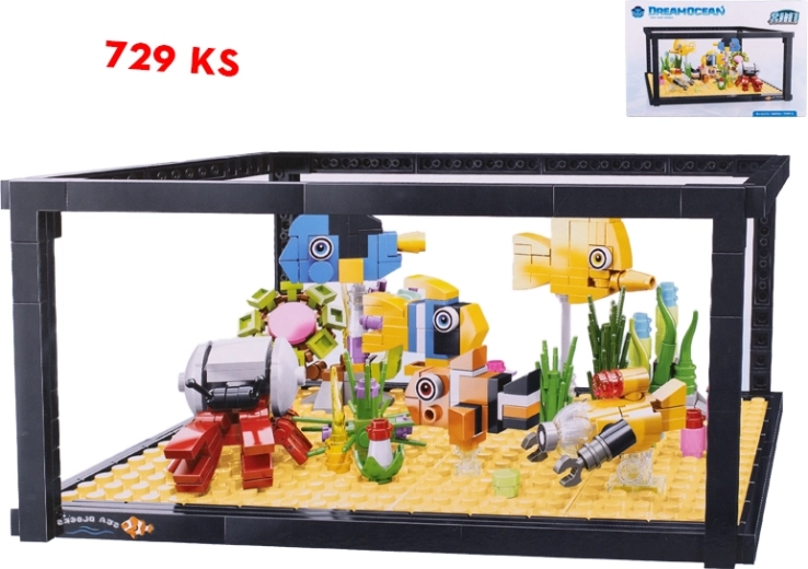 Byggesæt akvarium 729 dele