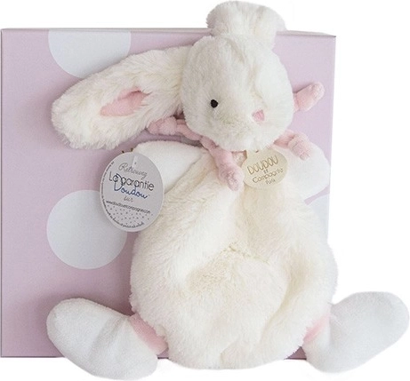 Doudou gaveæske - blød kanin rosa