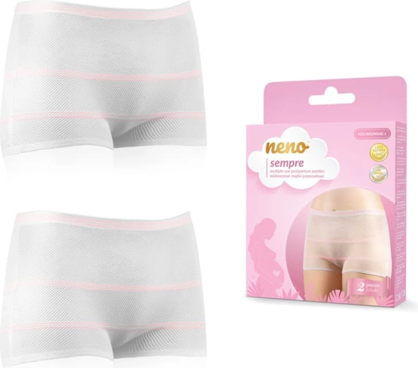 Neno postpartum nettrusser Sempre M, 2 stk.