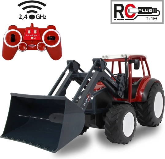 Jamara RC-traktor Lindner Geotrac med frontlæsser 1:16, 2,4 GHz