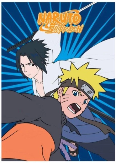 Fleecetæppe Naruto