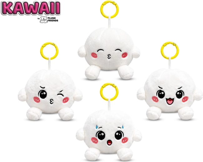 Plys-nøglering Bao dumpling Plush Friends Kawaii 8 cm - 1 stk.