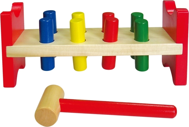 Bankebænk med pinde