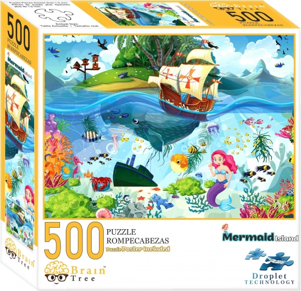 Puzzle Brain Tree Havfrue 500 brikker