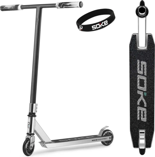 Soke EVO street silver freestyle løbehjul