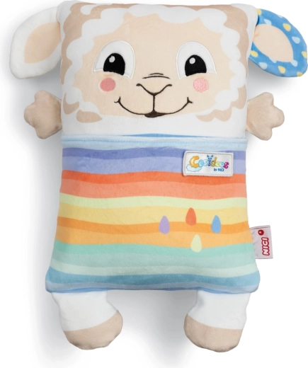 Nici Cosidoos plyssau 2-i-1 – vendbar pude 30 × 20 cm