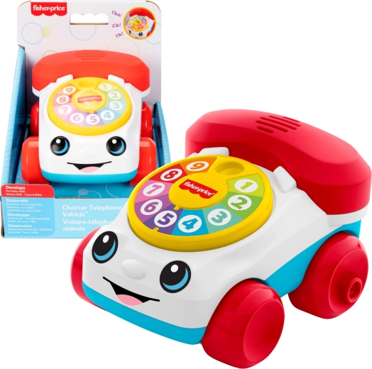 Fisher-Price Telefonlegetøjsbil til små snakkere