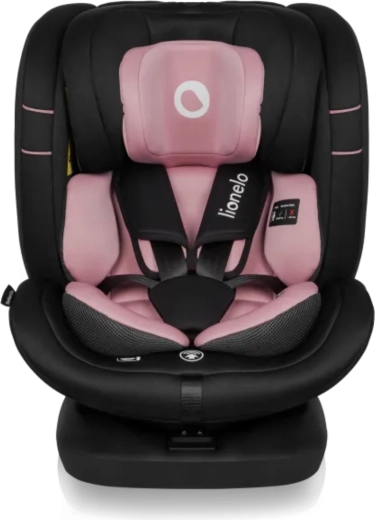 Autostol LIONELO Bastiaan i-Size, 40–150 cm, Pink Rose
