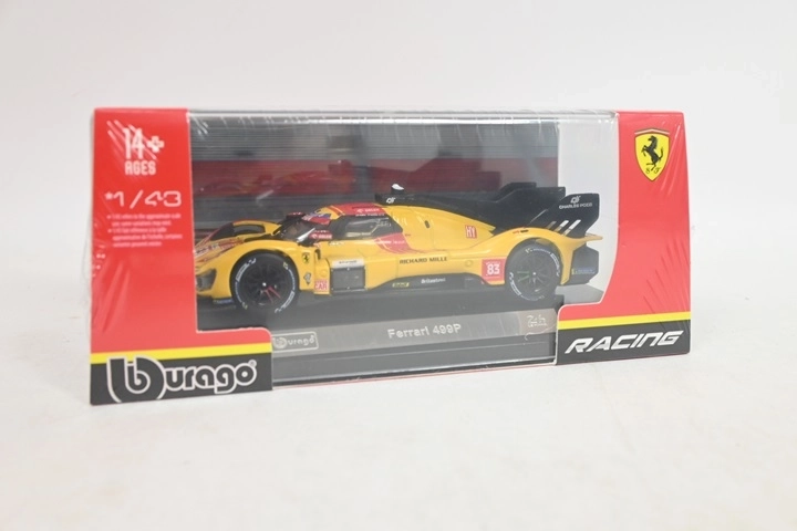 Bburago Ferrari Racing 499P #83 (Le Mans 2025) 1:43 - 1 stk.