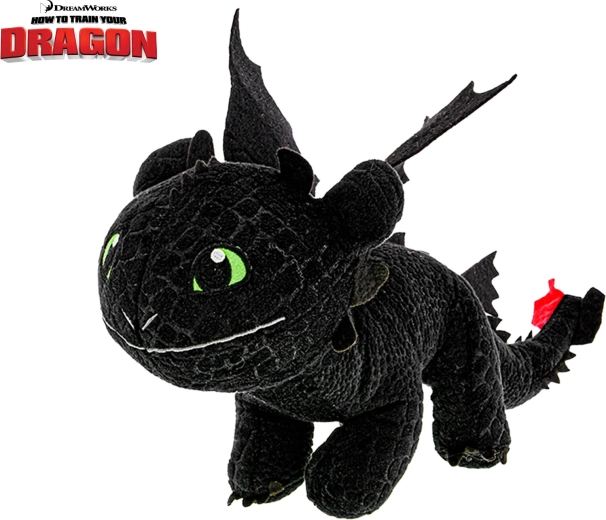 Plysdragen Tandløs (Toothless) 15 cm