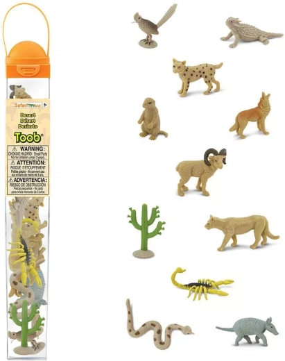Safari Ltd. Toobs-rør – liv i ørkenen