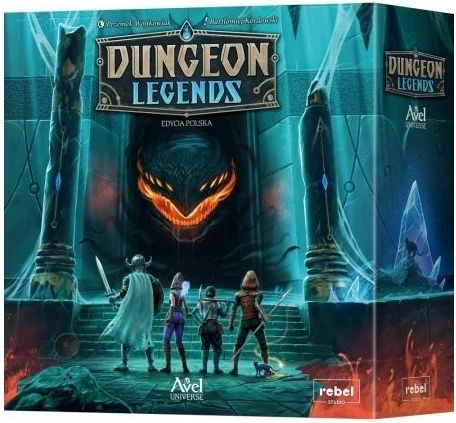 Rebel Dungeon Legends – kooperativt kampagnekortspil (polsk version)