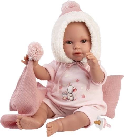 Llorens New born realistisk babydukke med lyde 38 cm
