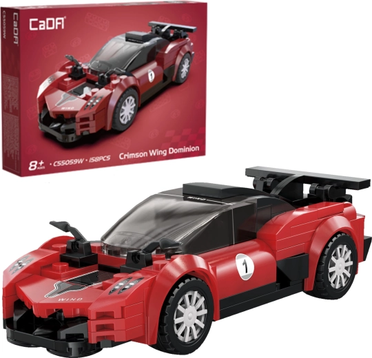 CaDA byggesæt racerbil Crimson Wing Dominion – 158 dele