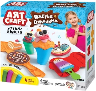 Art Craft modelleringssæt til vafler og is 200 g
