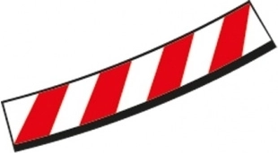 Indre kantstykker til banket kurve 4/15° til racerbaner CARRERA EVOLUTION, DIGITAL 132 og DIGITAL 124