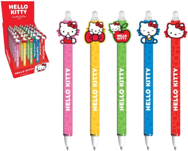 Slet gelpen med viskelæder Hello Kitty 15 cm - 1 stk.
