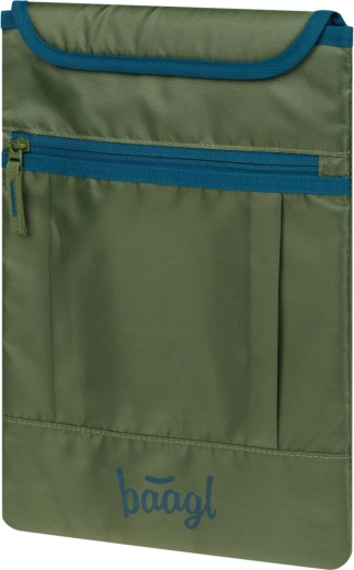 Baagl sleeve til 15" bærbar Olive GRS af genbrugsmateriale