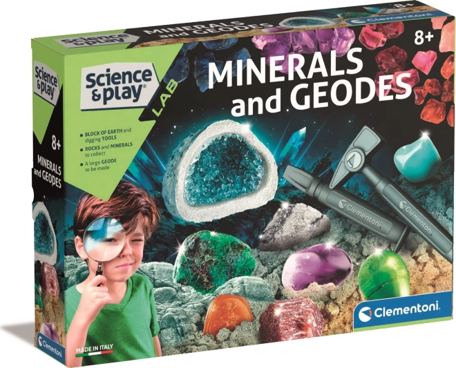 CLEMENTONI Science&Play: Laboratorium for mineraler og geoder