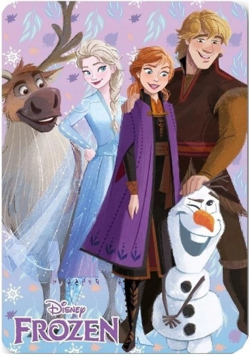 Fleece-tæppe Frozen - 1 stk.