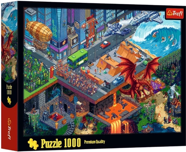 Puzzle med 1000 brikker – pixelby