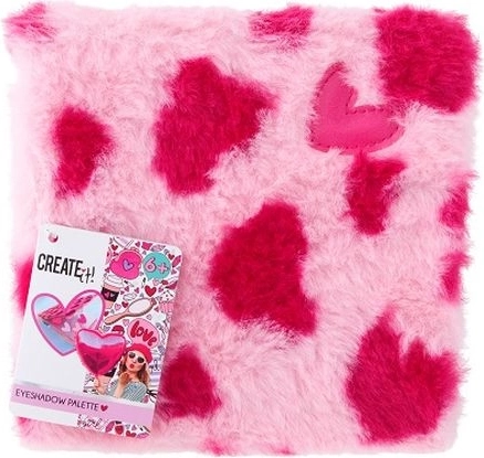 Create it! Love plysset etui med øjenskyggepalette