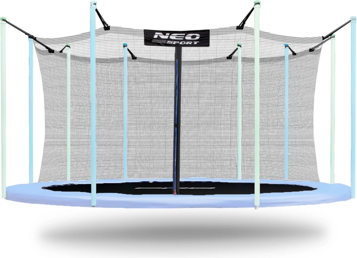 Neo-Sport indvendigt beskyttelsesnet til trampolin 457–465 cm (15 ft) til 10 stolper