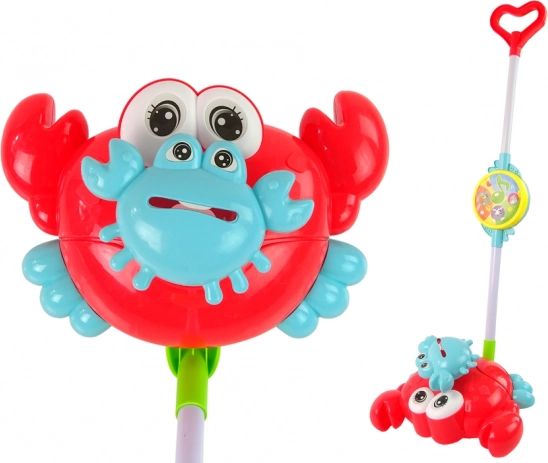 Lysende Krabbe Skubbe Legetøj Med Musik