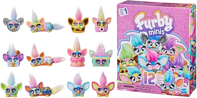 Furby minifigurer – stor pakke 12 stk.