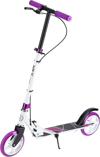 Sammenklappelig løbehjul NILS Extreme lilla 180 mm