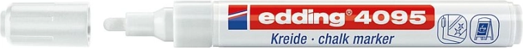 Kridtmarker edding 4095 hvid