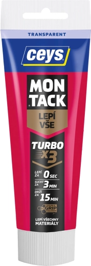 Ceys Montack Turbo transparent monteringslim 125 ml