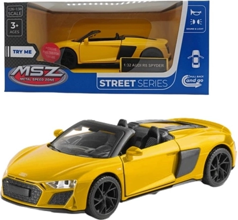 MSZ model Audi R8 Spyder med lys- og lydeffekter, rød
