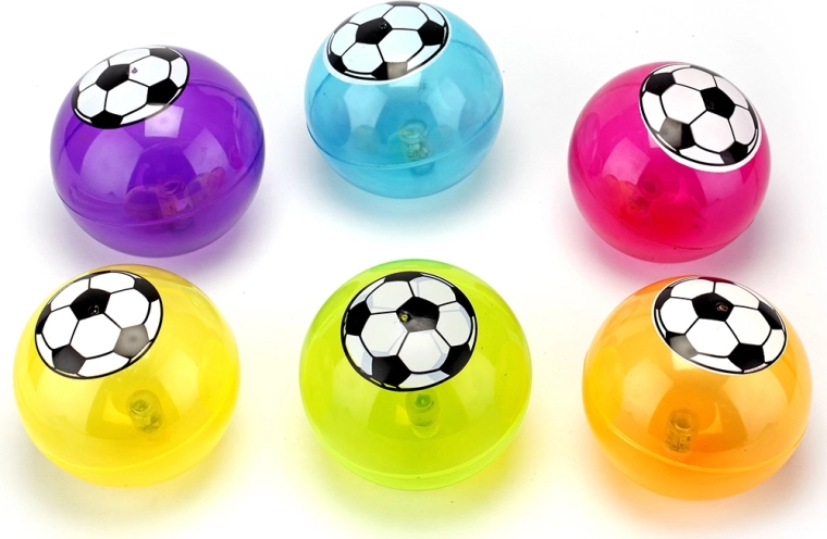 Hoppefodbold med LED-lys 105 mm